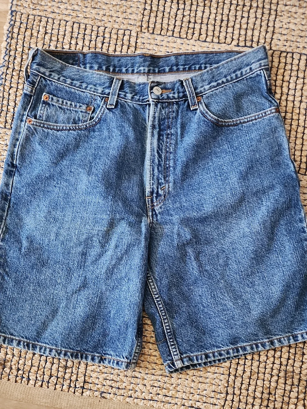 Classic Blue Denim Shorts